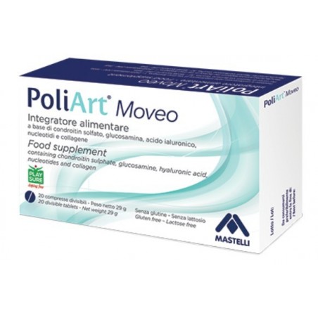 Mastelli Poliart Moveo 20 Compresse Divisibili Non Rivestite