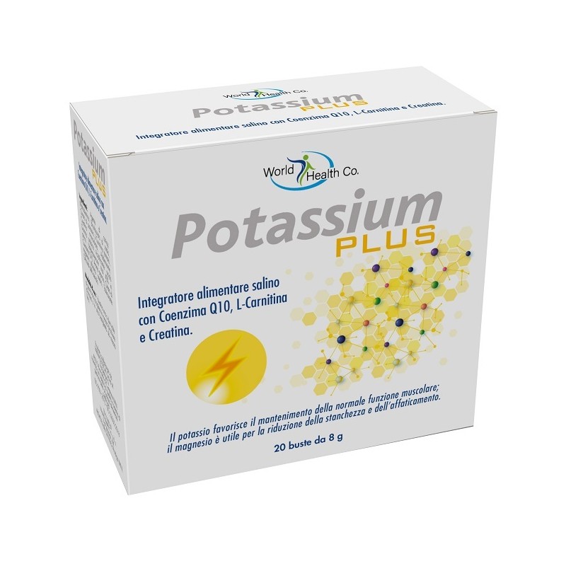 World Health Company S Potassium Plus 20 Bustine