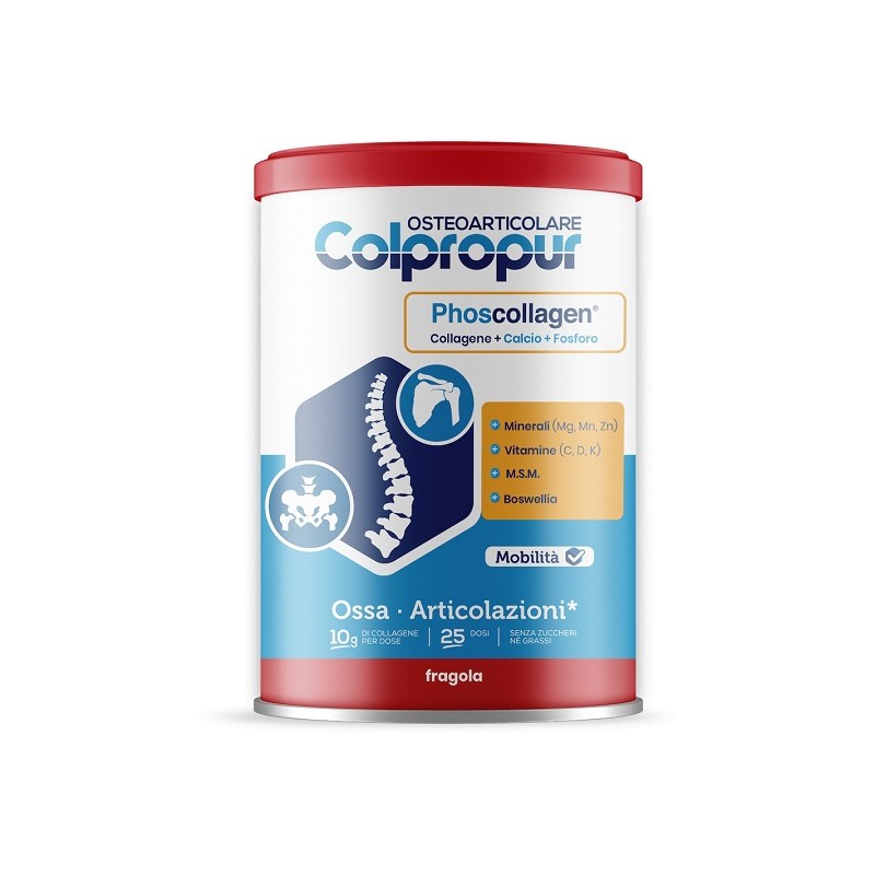 Protein Sa Colpropur Osteoarticolare Fragola 340 G