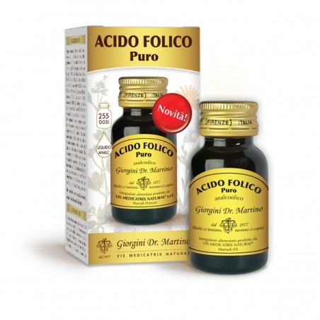 Dr. Giorgini Ser-vis Acido Folico Puro Liquido Analcolico 30 Ml