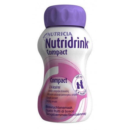 Danone Nutricia Soc. Ben. Nutricia Nutridrink Compact Gusto Frutti Di Bosco 4 Bottiglie Da 125 Ml