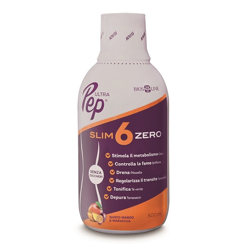 Bios Line Ultra Pep Slim 6 Zero Mango E Maracuja 500 Ml