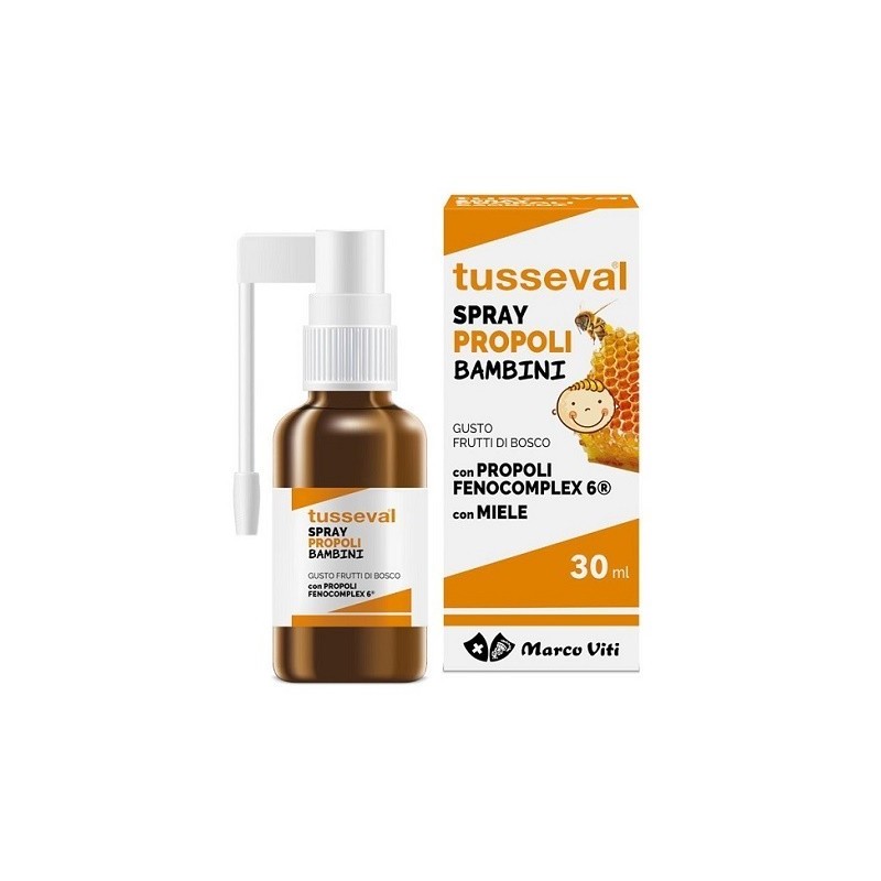 Marco Viti Farmaceutici Tusseval Gola Propoli Spray Per Bambini 30 Ml