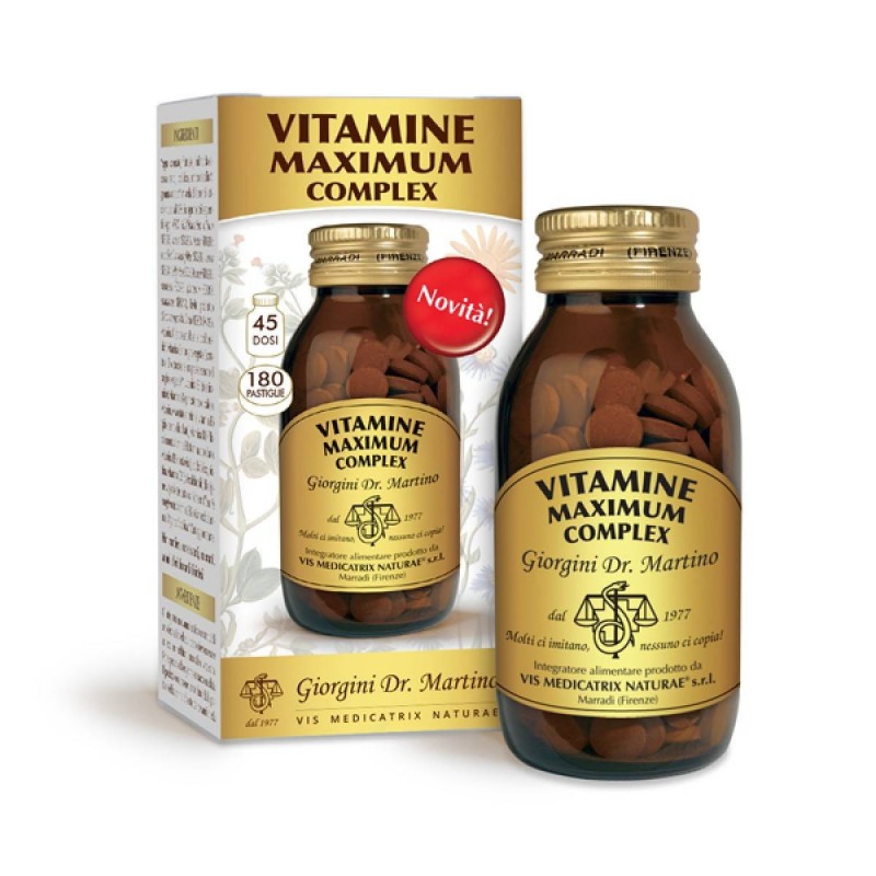 Dr. Giorgini Ser-vis Vitamine Maximum Complex 180 Pastiglie