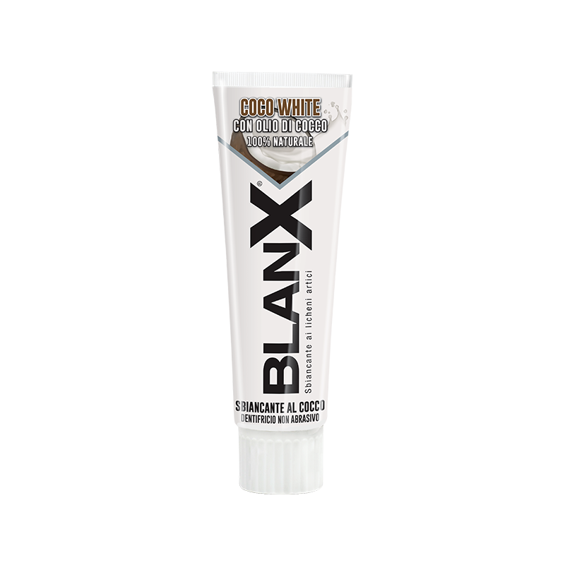 Coswell Blanx Sbiancante Detox Dentifricio Coco White Con Olio Di Cocco 75 Ml