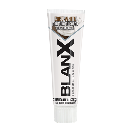 Coswell Blanx Sbiancante Detox Dentifricio Coco White Con Olio Di Cocco 75 Ml