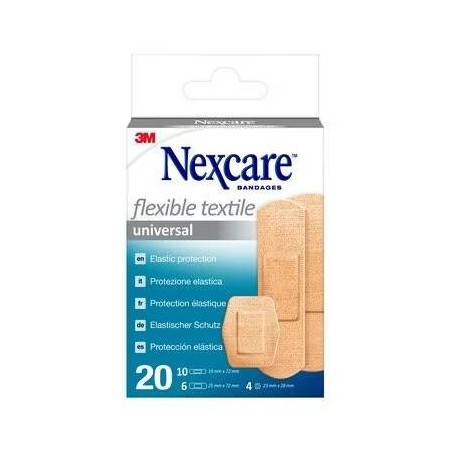 3m Italia Cerotto Preparato 3m Nexcare Textile N0420as Assortiti 3 Misure 10 Cerotti 19x72mm + 6 Cerotti 25x72mm + 4 Cerotti 22,