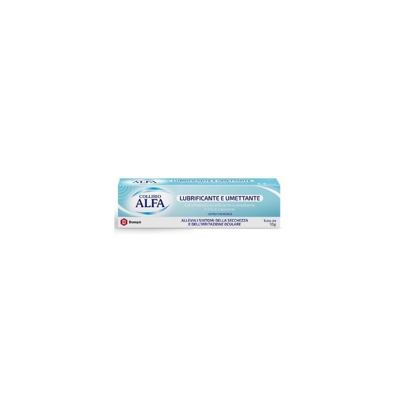 Dompe' Farmaceutici Collirio Alfa Lubrificante E Umettante Gel 10 Ml