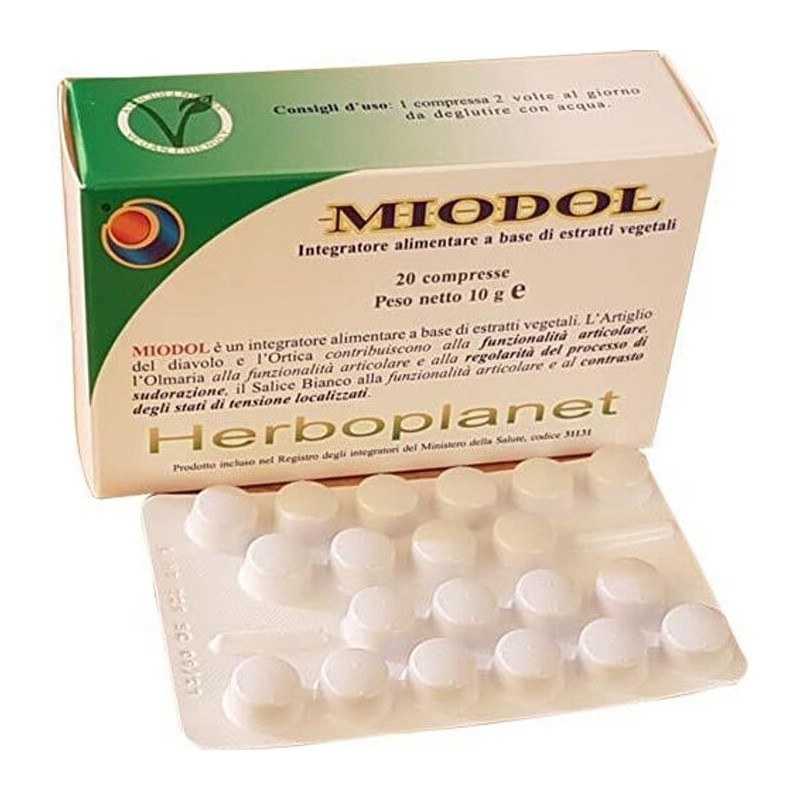 Herboplanet Miodol 20 Compresse Blister 10 G