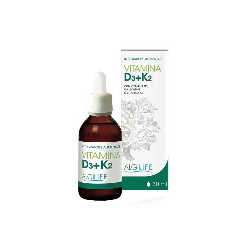 Algilife S Vitamina D3+k2 Gocce 30 Ml