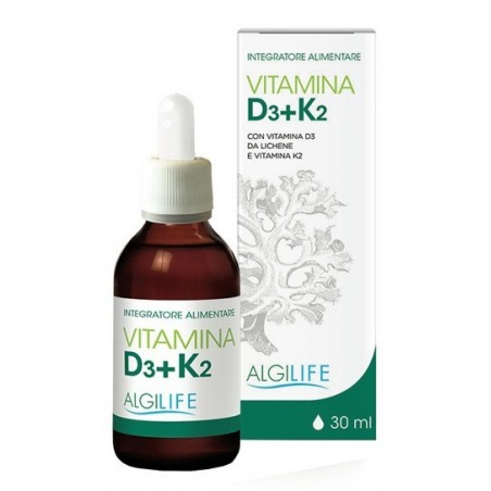 Algilife S Vitamina D3+k2 Gocce 30 Ml