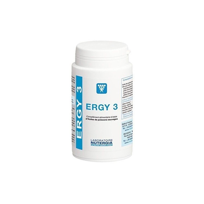 Laboratoire Nutergia Ergy 3 60 Capsule