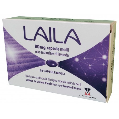 Dr. Willmar Schwabe Gmbh&co. Kg Laila, Capsule Molli Olio Essenziale Di Lavanda