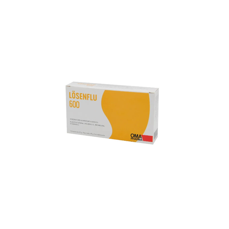 Omapharma Losenflu 600mg 14 Bustine 3,5 G