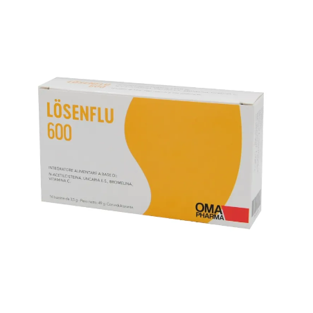 Omapharma Losenflu 600mg 14 Bustine 3,5 G