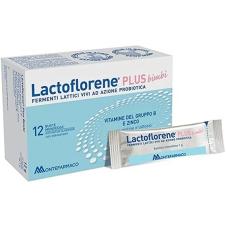 Montefarmaco Otc Lactoflorene Plus Bimbi 12 Bustine