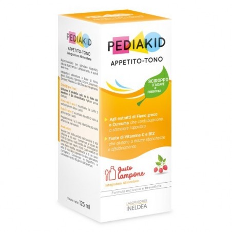 Laboratoires Ineldea Pediakid Appetito E Tono Sciroppo 125 Ml