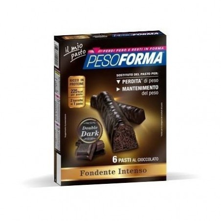 Nutrition & Sante' Italia Pesoforma Barretta Double Dark 6 Pasti 12 X 31 G