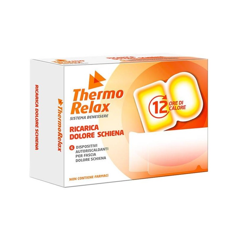 Alsipharma Thermorelax Ricarica Per Fascia Dolore Lombare 6 Dispositivi Autoriscaldanti