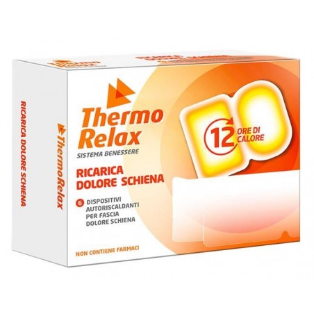 Alsipharma Thermorelax Ricarica Per Fascia Dolore Lombare 6 Dispositivi Autoriscaldanti