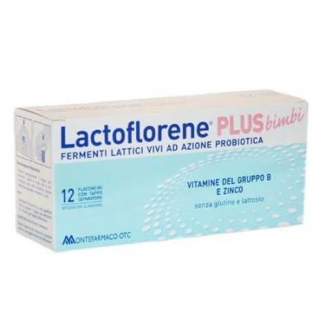 Montefarmaco Otc Lactoflorene Plus Bimbi 12 Flaconcini