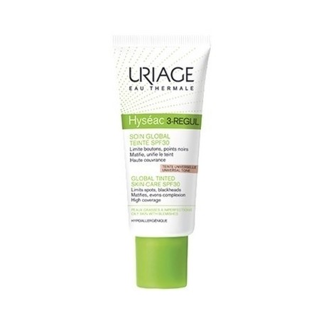 Uriage Laboratoires Dermatolog Hyseac 3-regul Cream Colorate Sp30 40 Ml