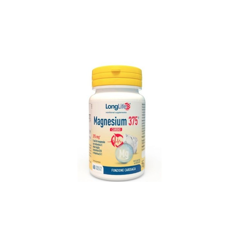 Longlife Magnesium 375 Cardio 60 Tavolette