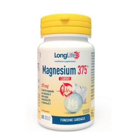 Longlife Magnesium 375 Cardio 60 Tavolette