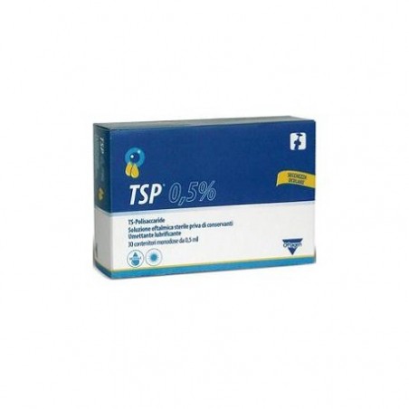 Diadema Farmaceutici Tsp 0,5% Soluzione Oftalmica Umettante Lubrificante 30 Flaconcini Monodose 0,5 Ml