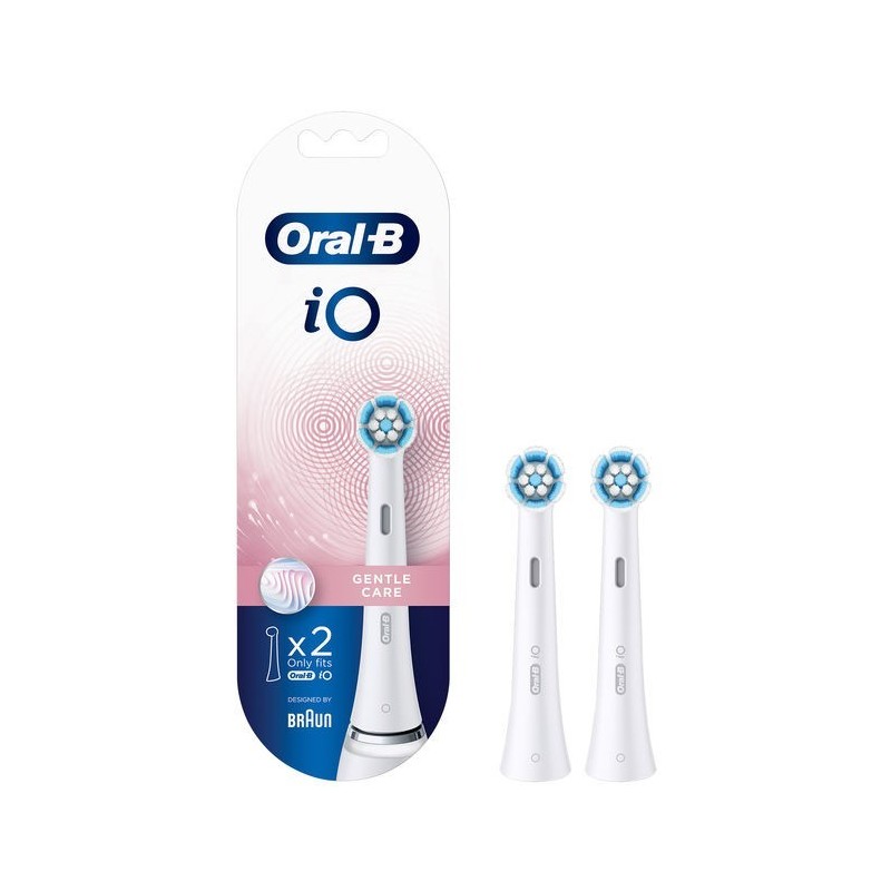 Procter & Gamble Oralb Power Refill Io Gentle Clean White 2 Pezzi