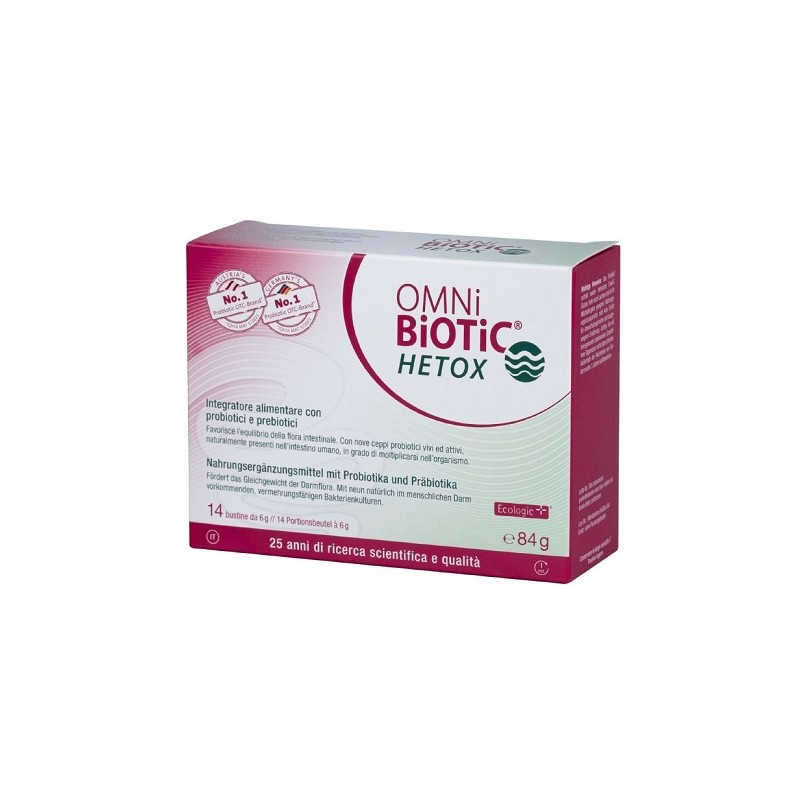 Institut Allergosan Gmbh Omni Biotic Hetox 14 Bustine Da 6 G