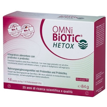 Institut Allergosan Gmbh Omni Biotic Hetox 14 Bustine Da 6 G