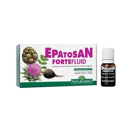 Naturando Epatosan Forte Fluid 10 Flaconcini Da 10 Ml