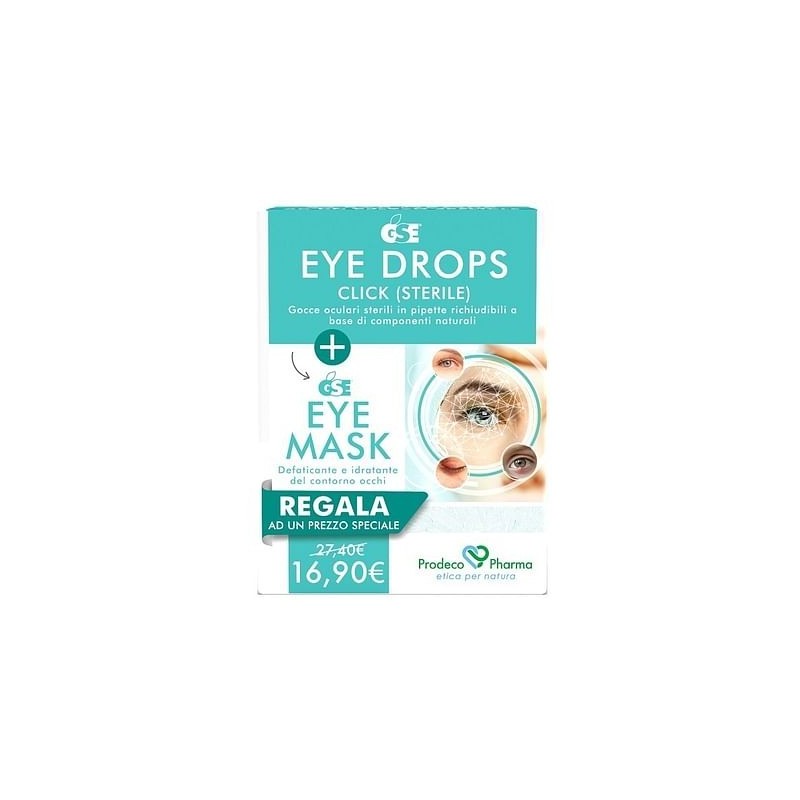 Prodeco Pharma Gse Eye Drops Click 5 Ml + Gse Eye Mask 30 Ml