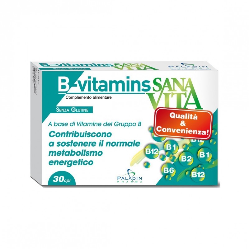 Paladin Pharma Sanavita Bvitamins 30 Compresse