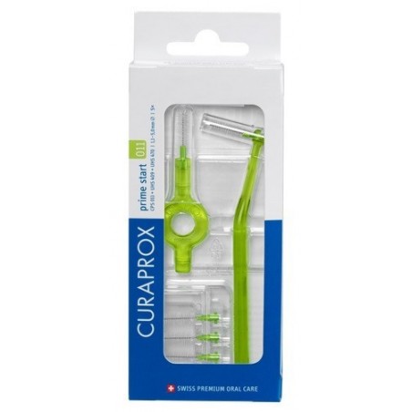 Curaden Ag Curaprox Capsule 011 Scovolino Prime Start 011 Lime Green 5 Pezzi