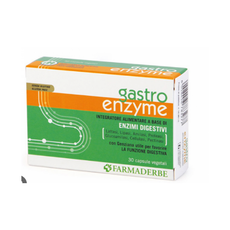 Farmaderbe Gastro Enzyme 30 Capsule Vegetali