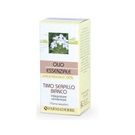 Farmaderbe Timo Bianco Olio Essenziale 10 Ml