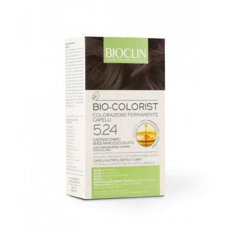 Ist. Ganassini Bioclin Bio Colorist 5,24 Castano Chiaro Beige Rame Cioccolato