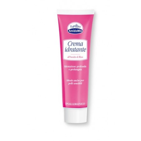 Euphidra Amidomio Crema Idratante Viso all'amido di riso per Bambini 50 ml