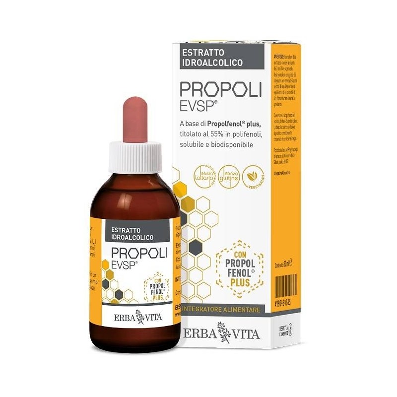 Erba Vita Group Propoli Evsp Estratto Idroalcolico 30 Ml