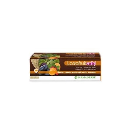 Farmaderbe Laxafruit 15 Cubetti Masticabili 150 G