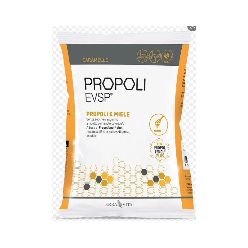 Erba Vita Group Propoli Evsp Caramelle Propoli Miele 65 G