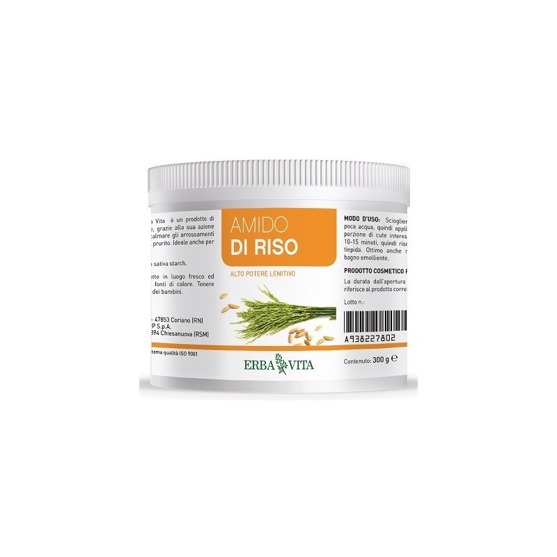 Erba Vita Group Amido Di Riso Barattolo 300 G