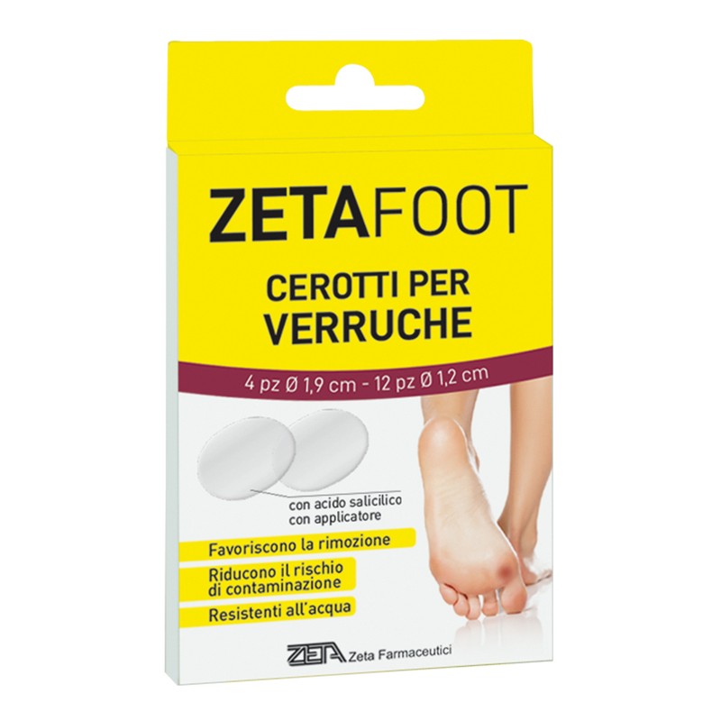 Zeta Farmaceutici Zetafoot Cerotto Verruche Assortito 16 Pezzi