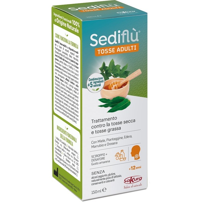 Sakura Italia Sediflu Tosse Adulti 150 Ml