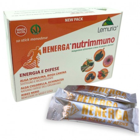 Lemuri@ Henerga Nutrimmuno 10 Stick Da 10 Ml