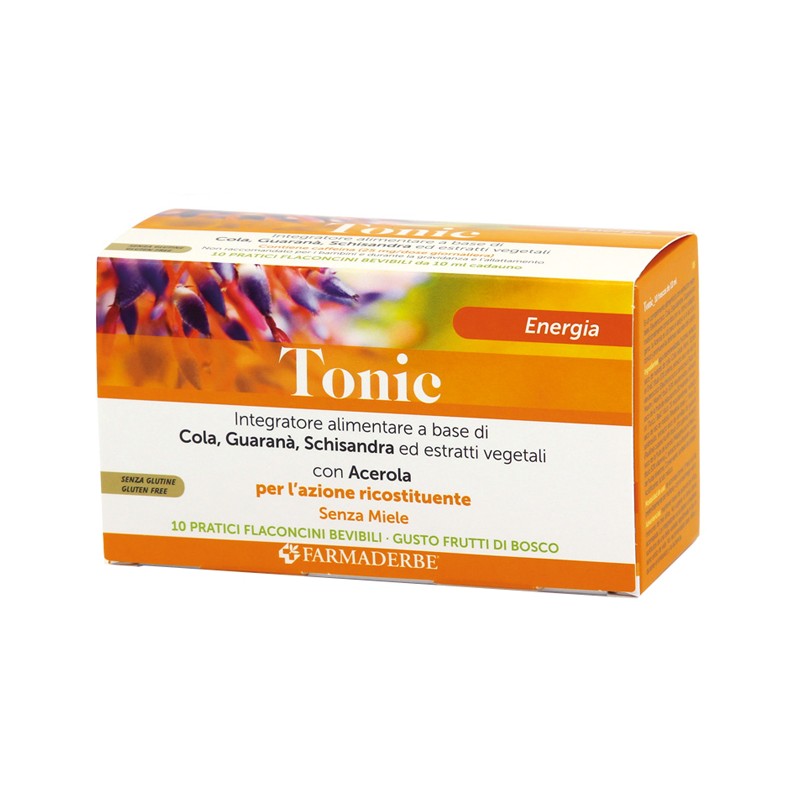 Farmaderbe Tonic 10 Flaconcini Da 10 Ml Senza Miele