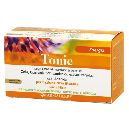 Farmaderbe Tonic 10 Flaconcini Da 10 Ml Senza Miele