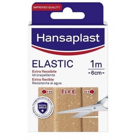 Beiersdorf Cerotto In Striscia Hansaplast Elastic Extra Flessibile 6 Cm Lunghezza 1 M 10 Pezzi